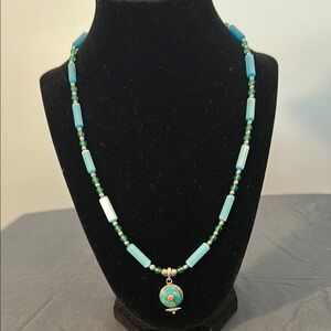 Turquoise Beaded Necklace